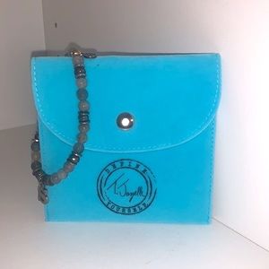 T Jazelle semi precious stones Labradorite & Pyrite bracelet